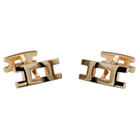 knot cufflinks hermes|hermes jewelry for men.